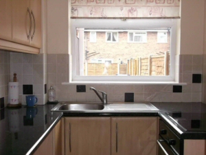 Photo - A small fitted kitchen for a terraced rental property in the Accrington area, near Blackburn