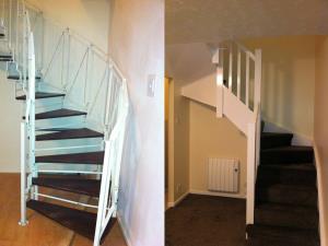 Replacement Staircase - Removal of an existing spiral staircase and installation of a wooden one, including understairs storage for a Penworthan home